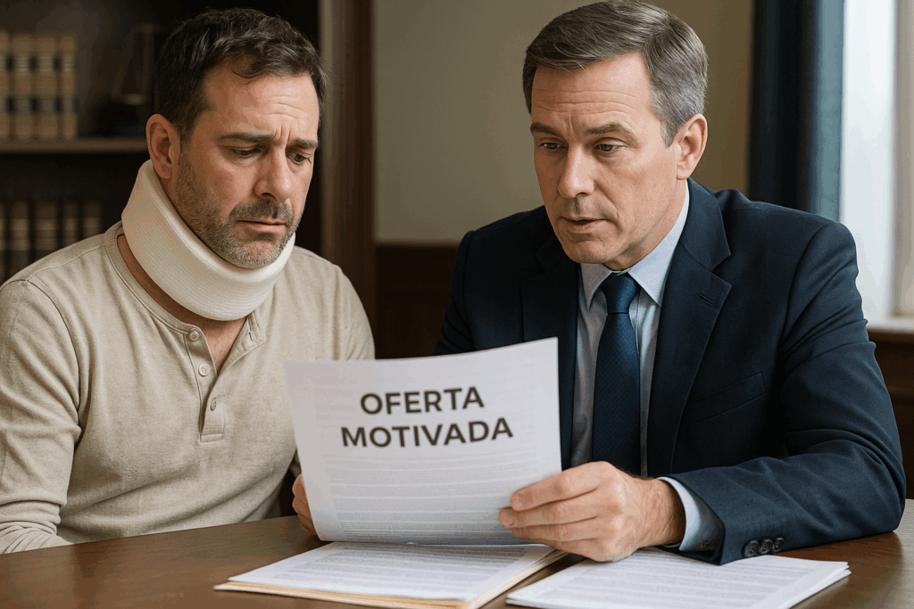 Oferta motivada de la aseguradora: qué es, cuándo es obligatoria y cómo impugnarla (2026)